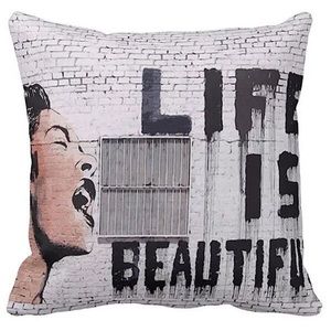Throw pillows Banksy Art
